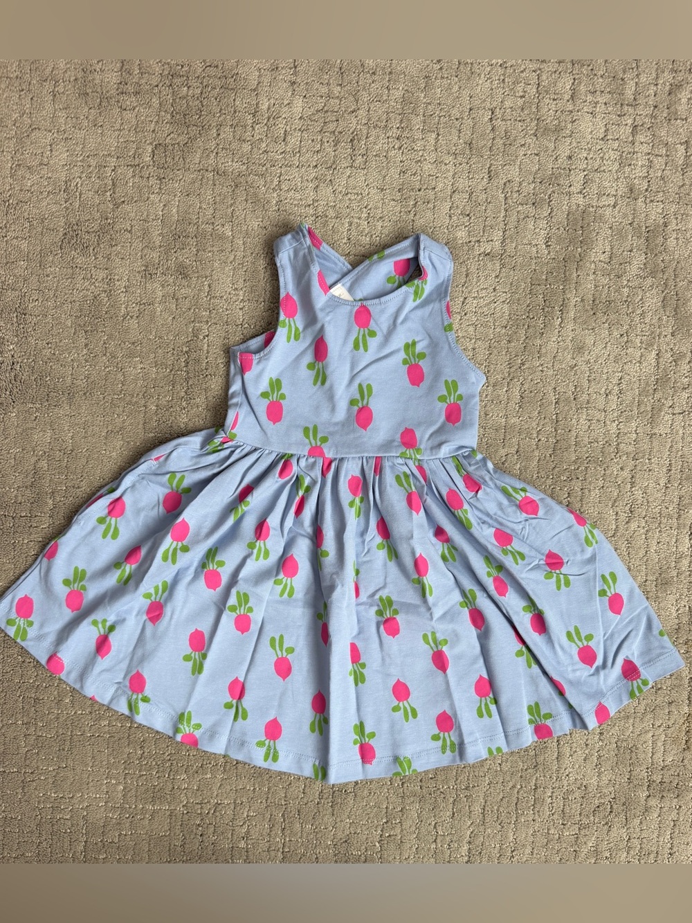 Hanna Andersson crossback printed skater dress